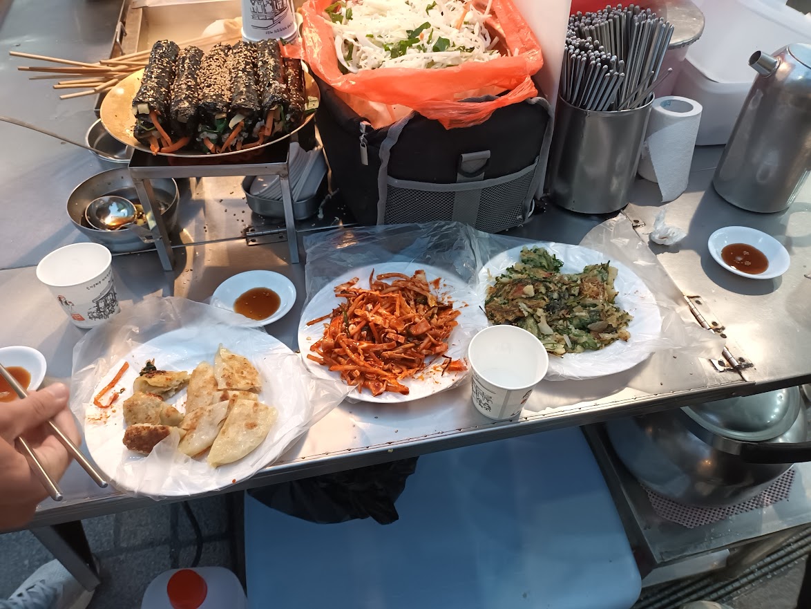 Unser umfangreiches Abendessen